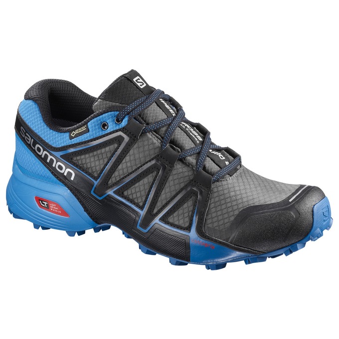 Salomon SPEEDCROSS VARIO 2 GTX® Zapatillas Trail Running Hombre - Plateadas / Azules - Colombia (468